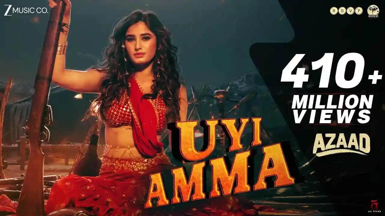 Uyi Amma Song Poster from Azaad