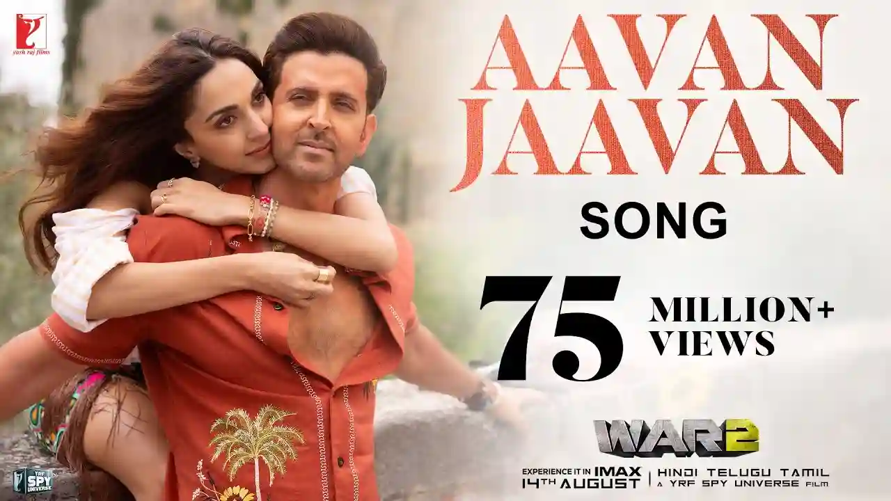 Aavan Jaavan Song Poster from War 2