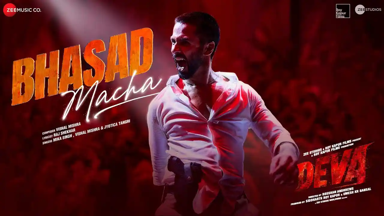 Bhasad Macha Song Poster from Deva