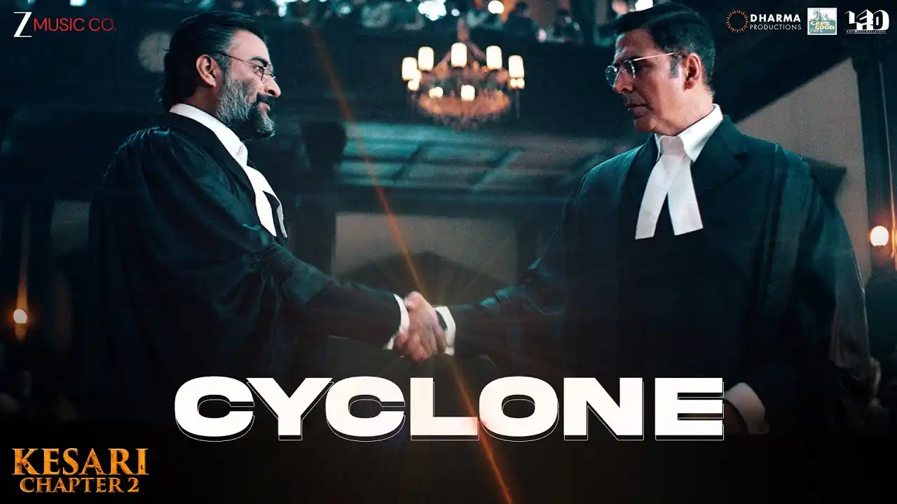 Cyclone Song Poster from Kesari Chapter 2