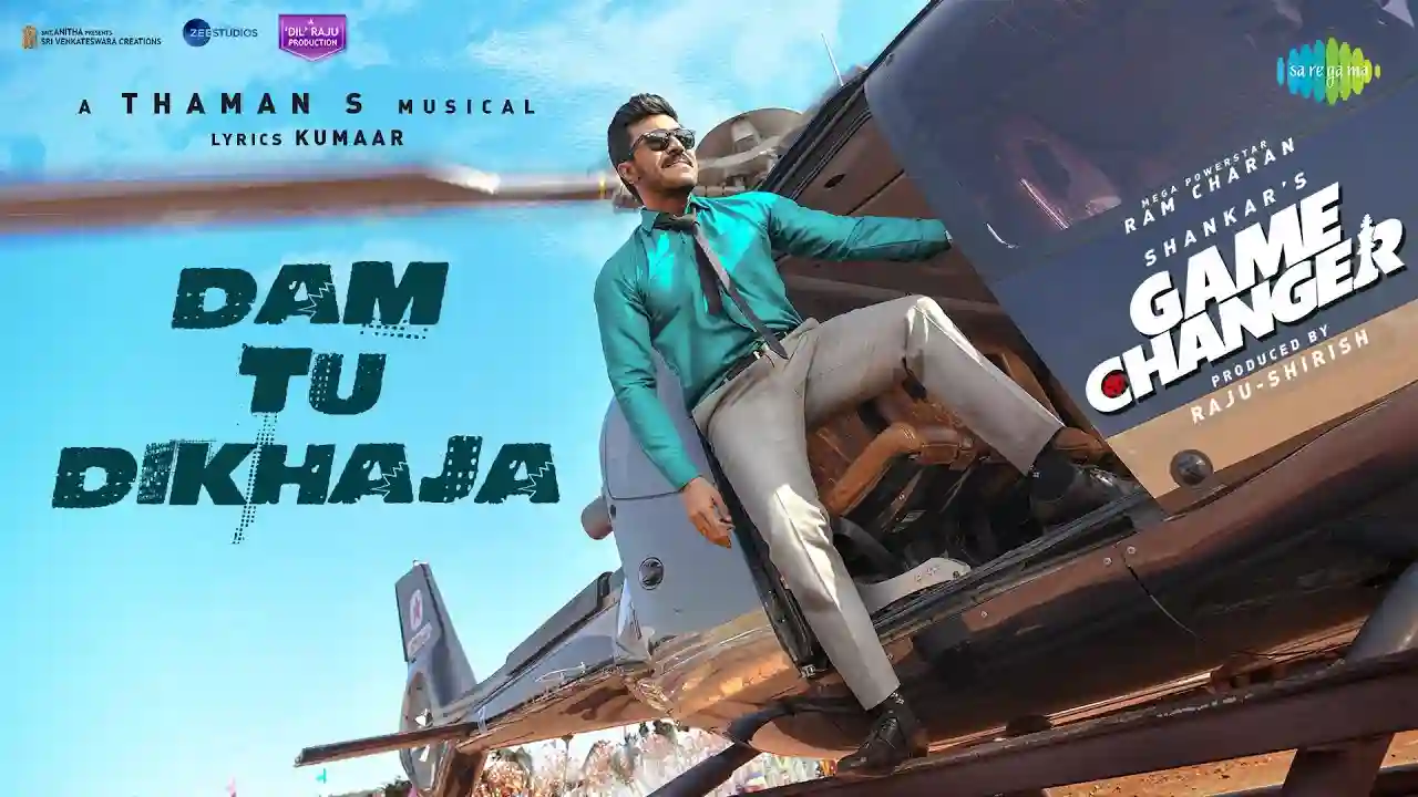 Dam Tu Dikhaja Song Poster from Game Changer