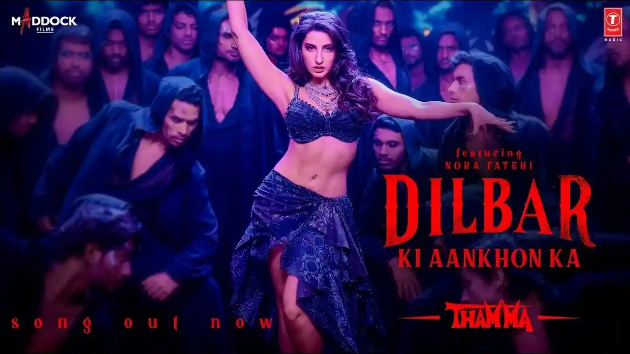 Dilbar Ki Aankhon Ka Song Poster from Thamma