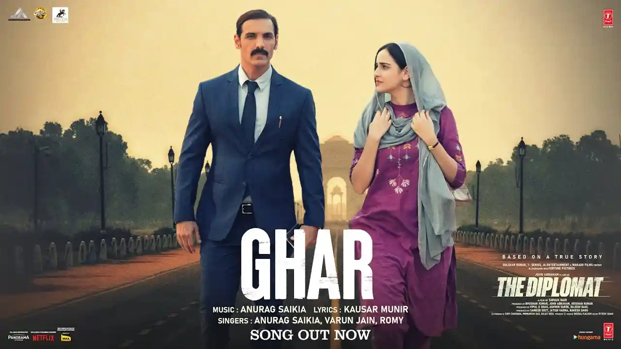 Ghar Song Poster from The Diplomat