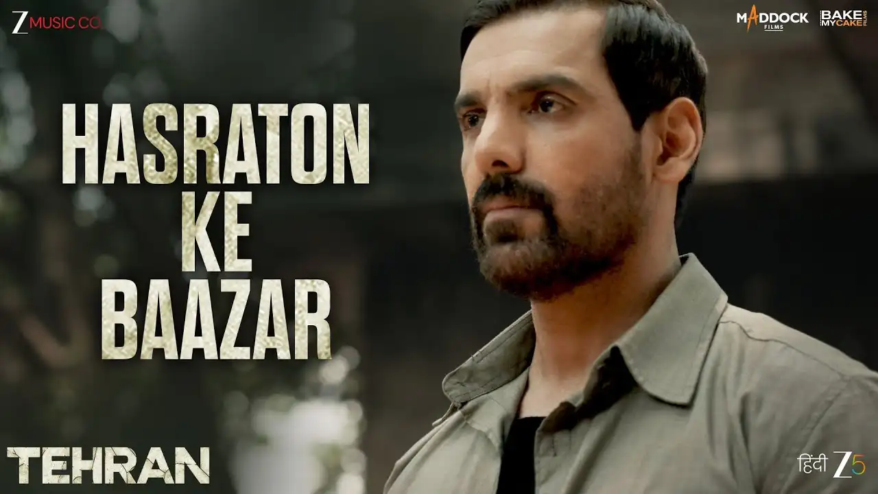 Hasraton Ke Baazar Song Poster from Tehran