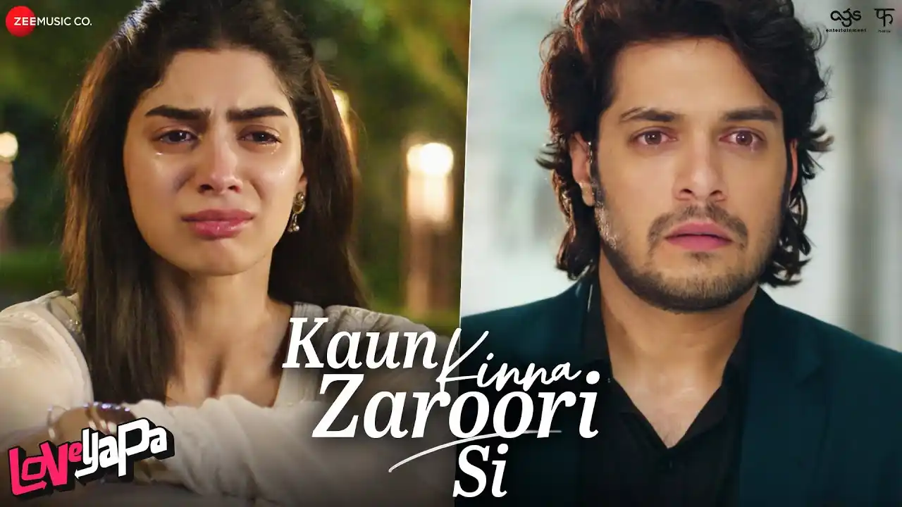 Kaun Kinna Zaroori Si Song Poster from Loveyapa