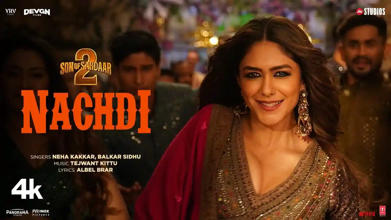 Nachdi Song Poster from Son Of Sardaar 2