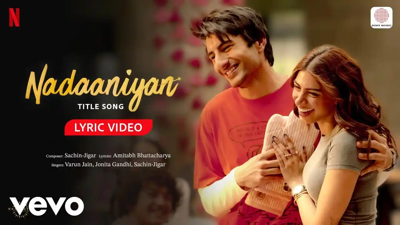 Nadaaniyan Song Poster from Nadaaniyan