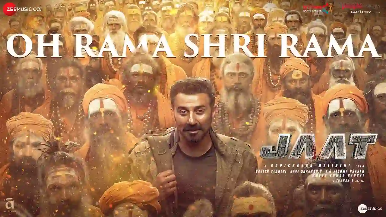 Oh Rama Shri Rama Song Poster from Jaat