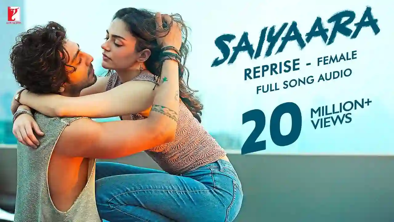 Saiyaara Reprise - Female Song Poster from Saiyaara
