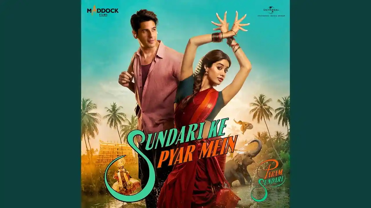 Sundari Ke Pyar Mein Song Poster from Param Sundari