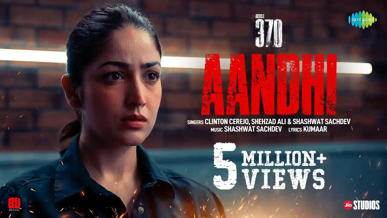 Aandhi Song Poster from Article 370