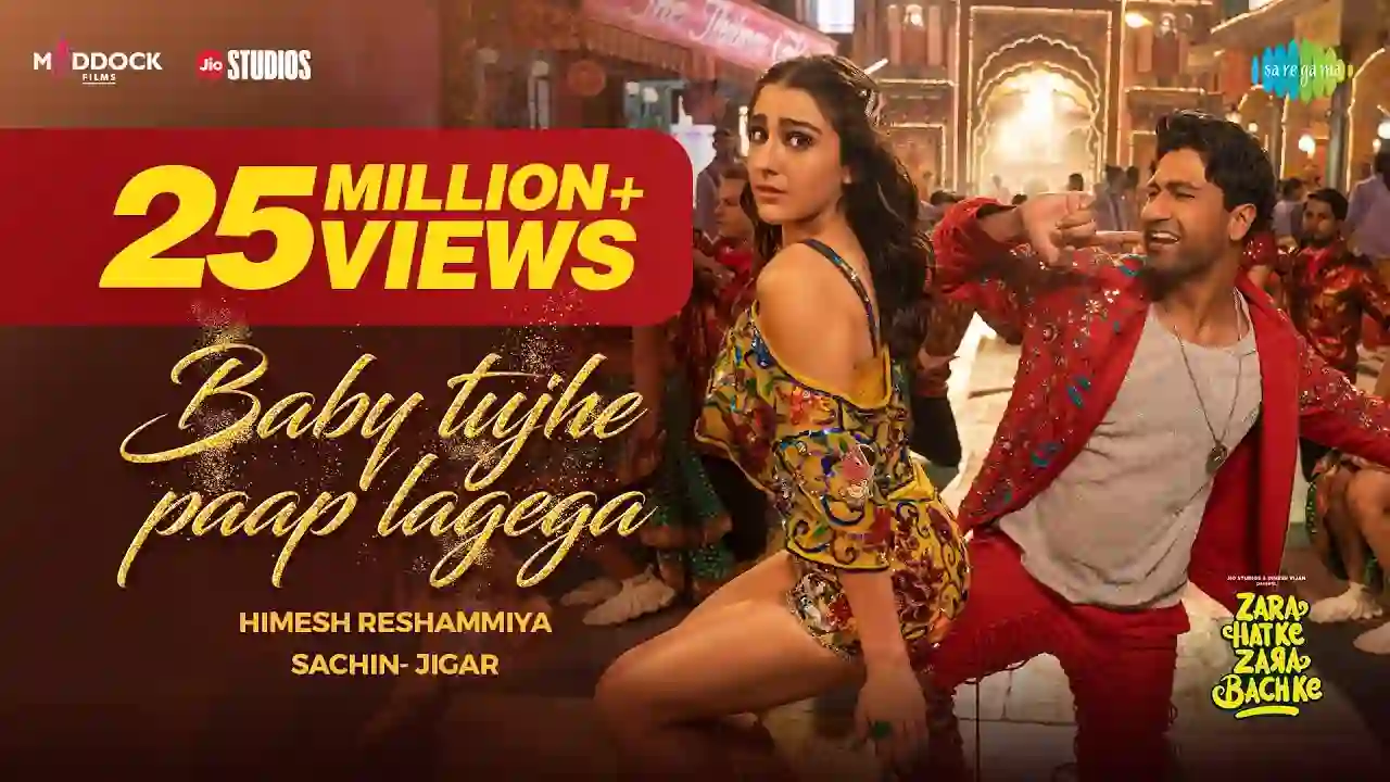 Baby Tujhe Paap Lagega Song Poster from Zara Hatke Zara Bachke