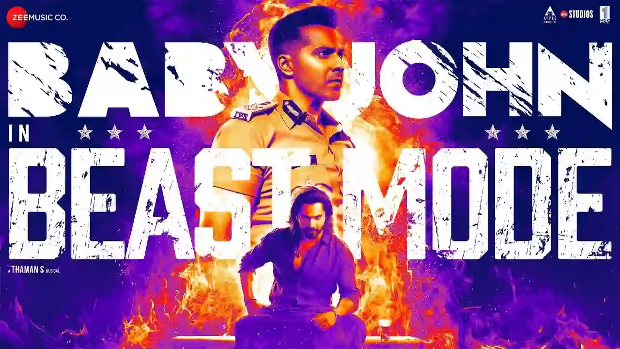 Beast Mode Song Poster from Baby John