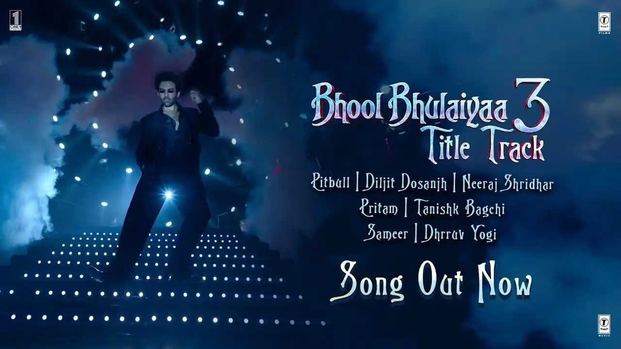 Bhool Bhulaiyaa 3 - Title Track Song Poster from Bhool Bhulaiyaa 3