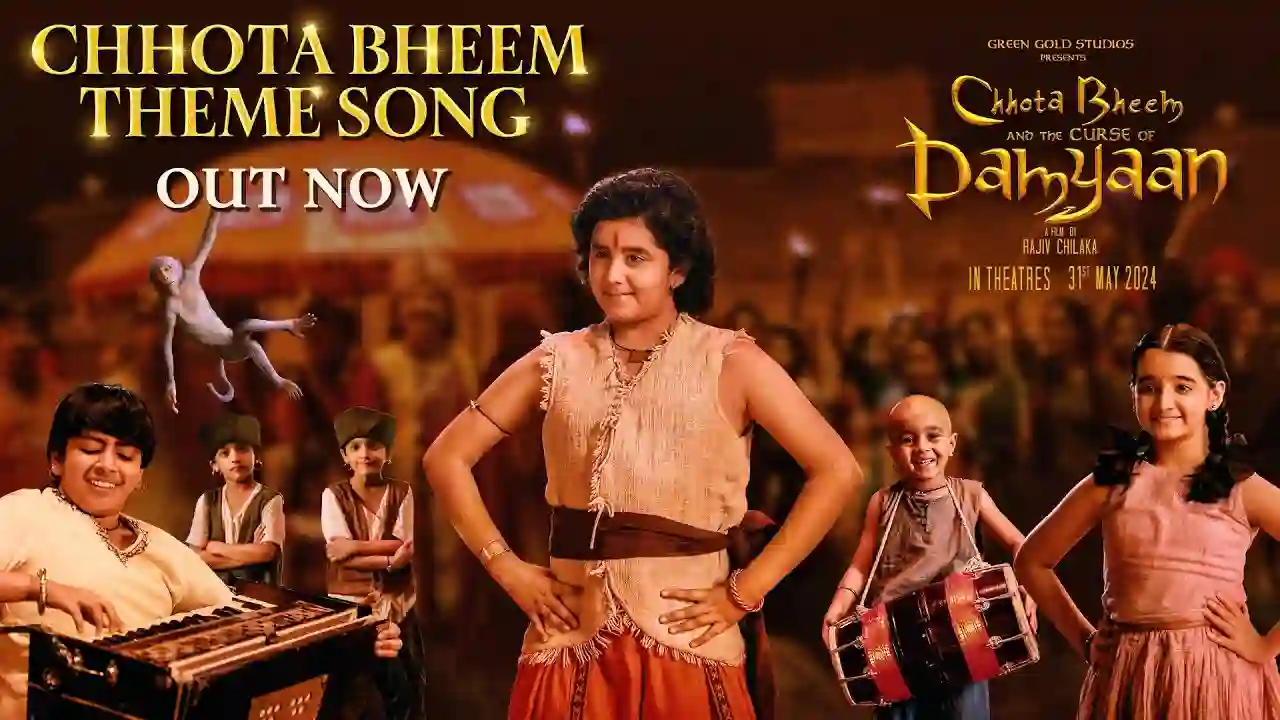 Chhota Bheem Theme Song Poster from Chhota Bheem And The Curse Of Damyaan