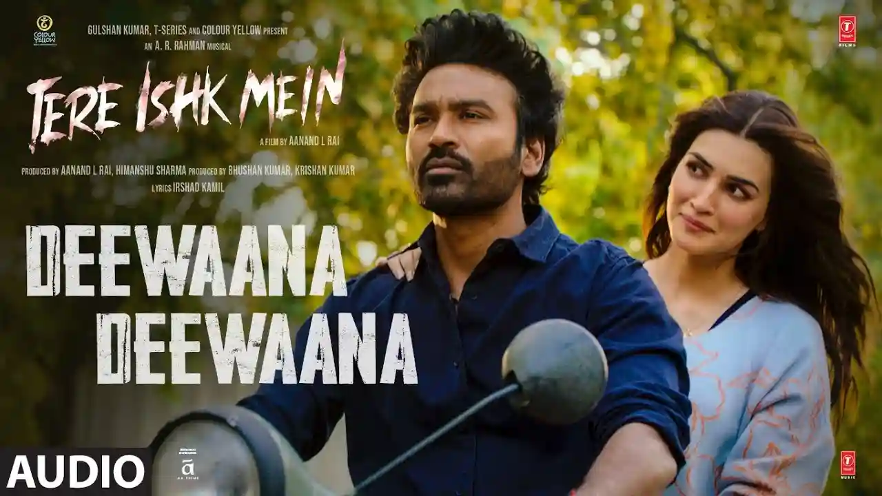Deewaana Deewaana Song Poster from Tere Ishk Mein