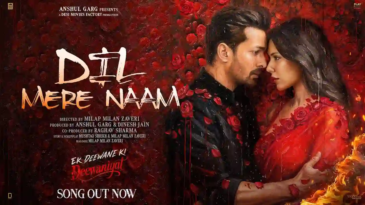 Dil Mere Naam Song Poster from Ek Deewane Ki Deewaniyat