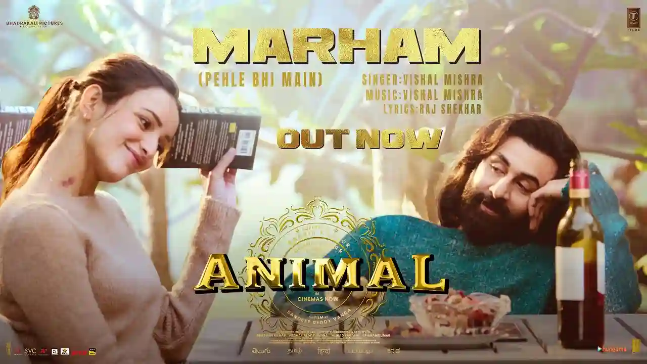 Marham - Pehle Bhi Main Song Poster from Animal