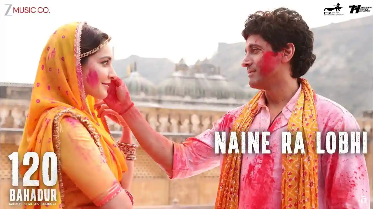 Naine Ra Lobhi Song Poster from 120 Bahadur