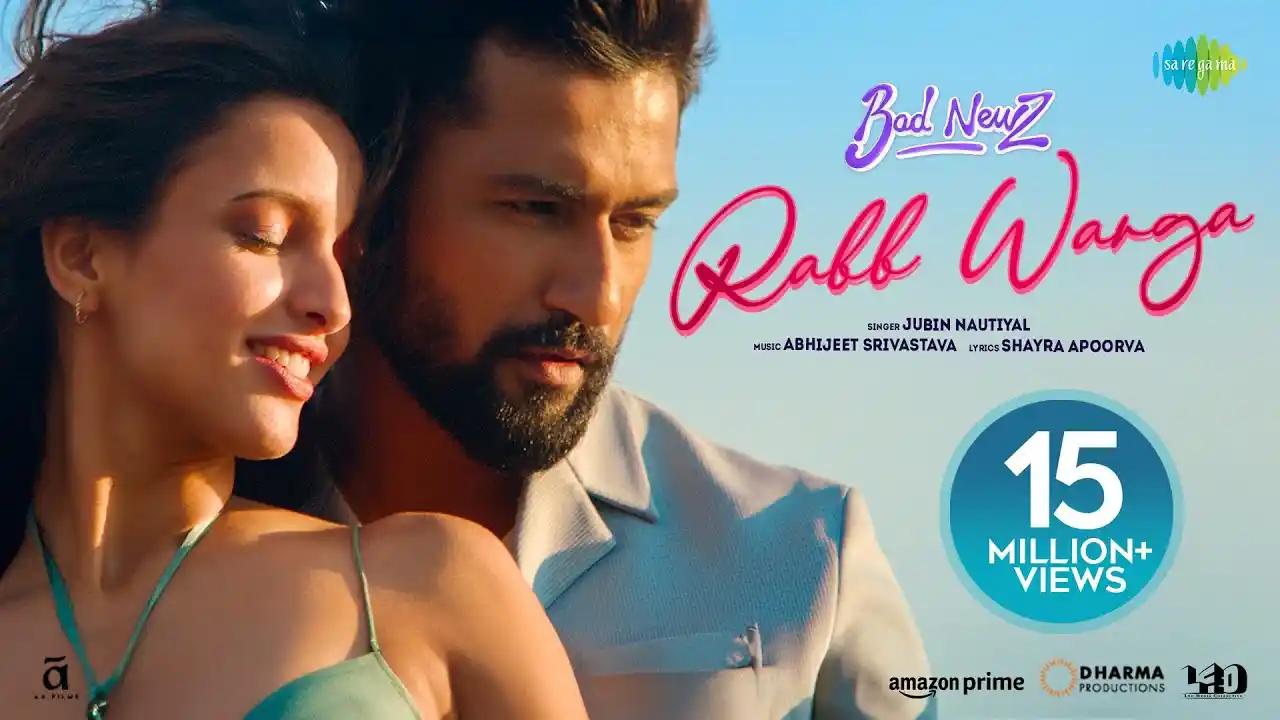 Rabb Warga Song Poster from Bad Newz