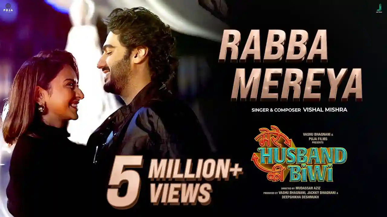 Rabba Mereya Song Poster from Mere Husband Ki Biwi