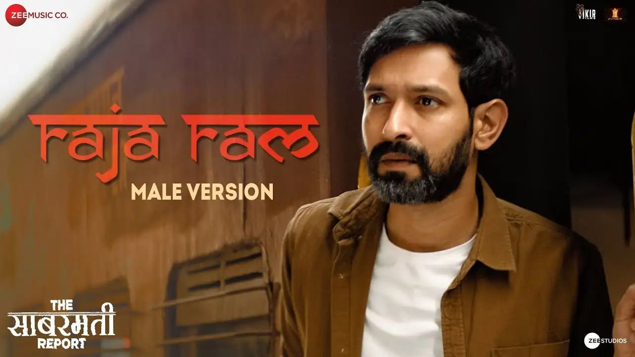 Raja Ram Male Version Song Poster from The Sabarmati Report