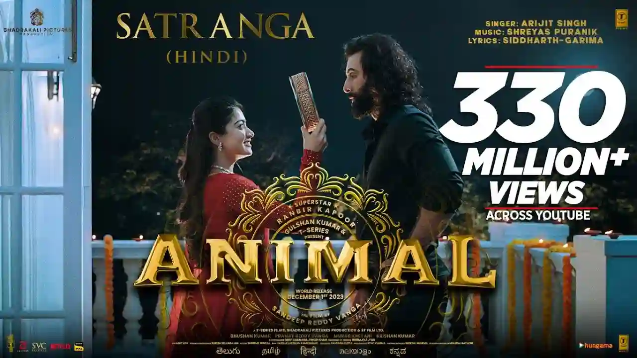 Satranga Song Poster from Animal