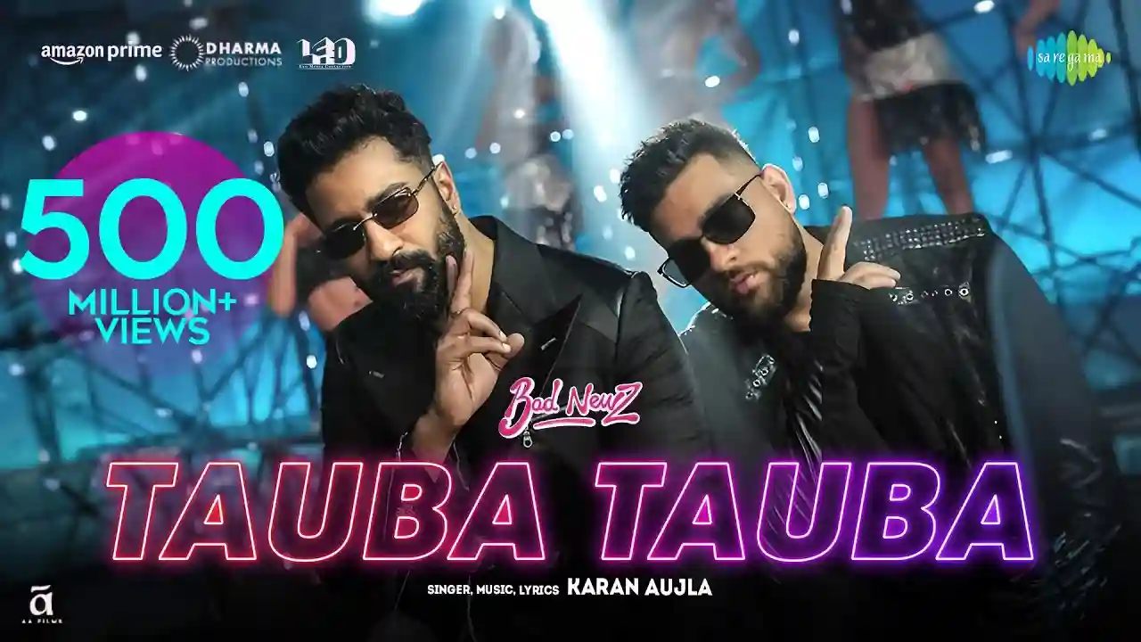 Tauba Tauba Song Poster from Bad Newz