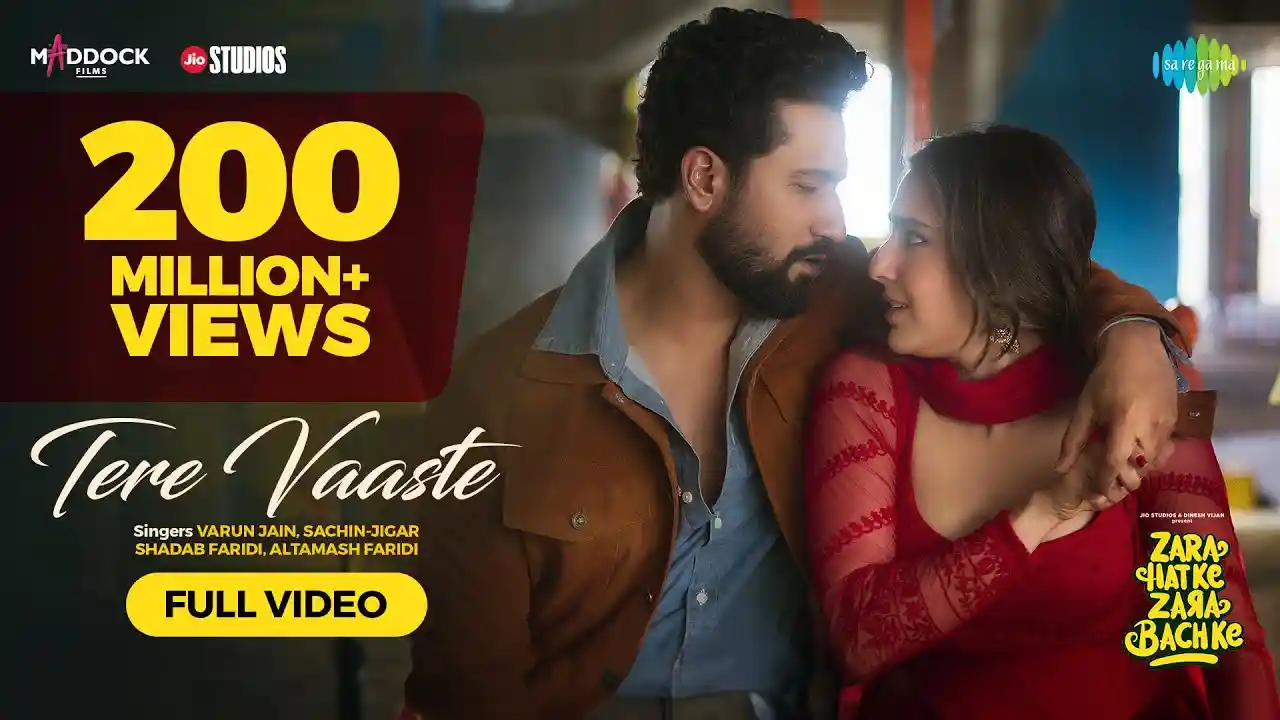 Tere Vaaste Song Poster from Zara Hatke Zara Bachke