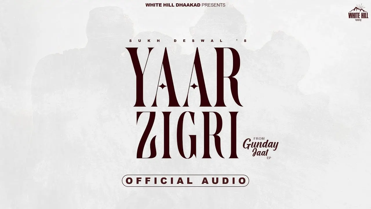 Yaar Zigri Song Poster from Gunday Jaat