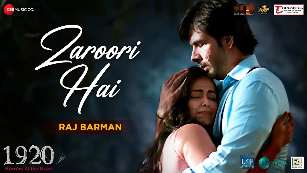 Zaroori Hai - Raj Barman Version Song Poster from 1920 Horrors of the Heart