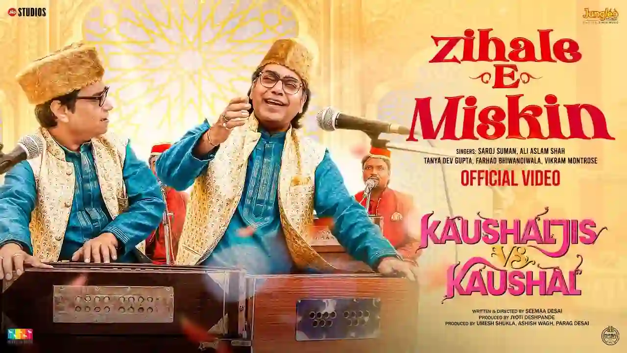 Zihale E Miskin Song Poster from Kaushaljis Vs Kaushal