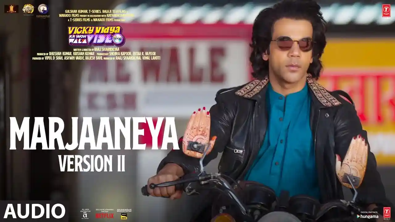 Marjaaneya 2 Song Poster from Vicky Vidya Ka Woh Wala Video