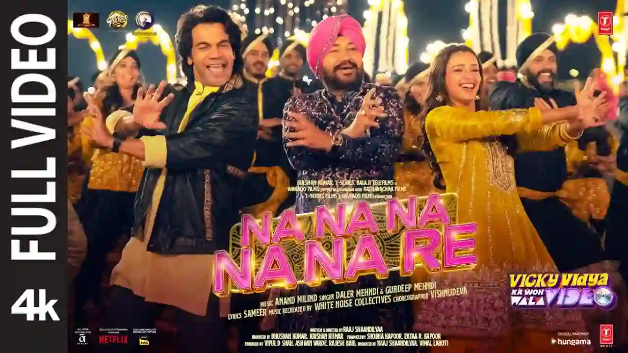 Na Na Na Na Na Re Song Poster from Vicky Vidya Ka Woh Wala Video