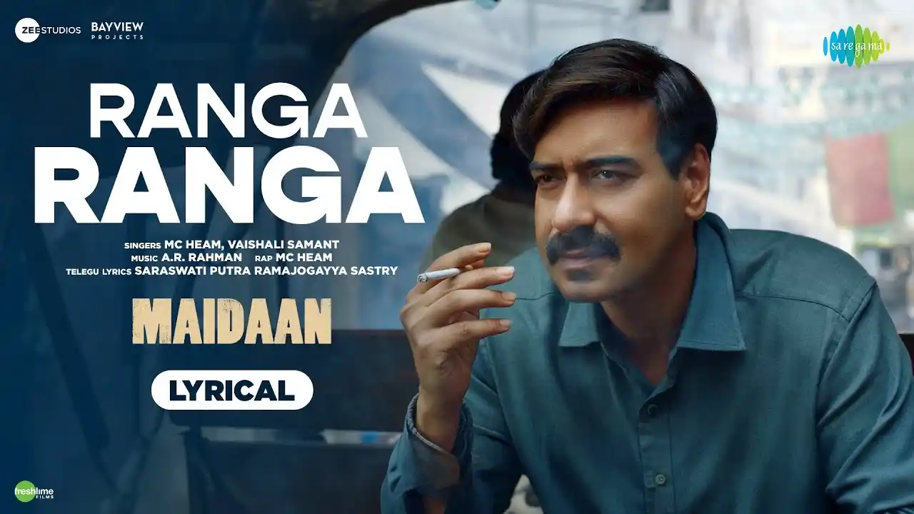 Ranga Ranga Song Poster from Maidaan