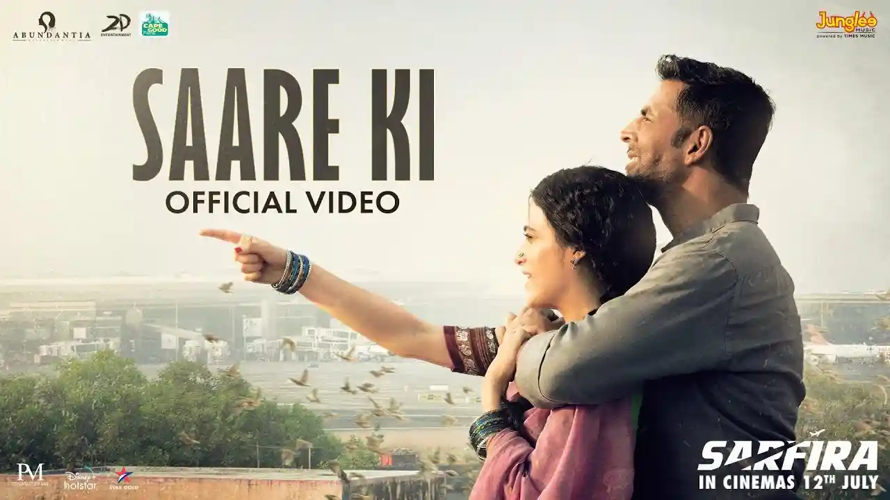 Saare Ki Song Poster from Sarfira