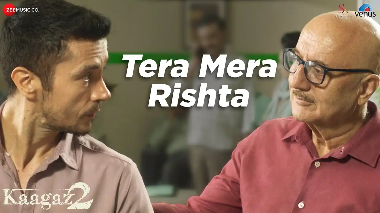 Tera Mera Rishta Song Poster from Kaagaz 2