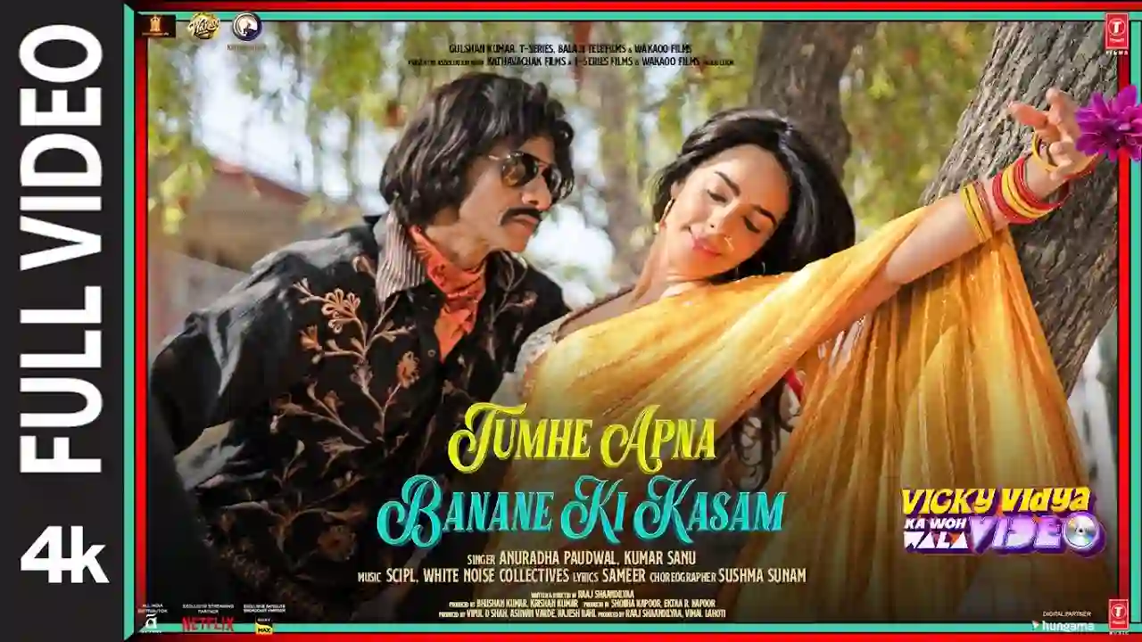 Tumhe Apna Banane Ki Song Poster from Vicky Vidya Ka Woh Wala Video