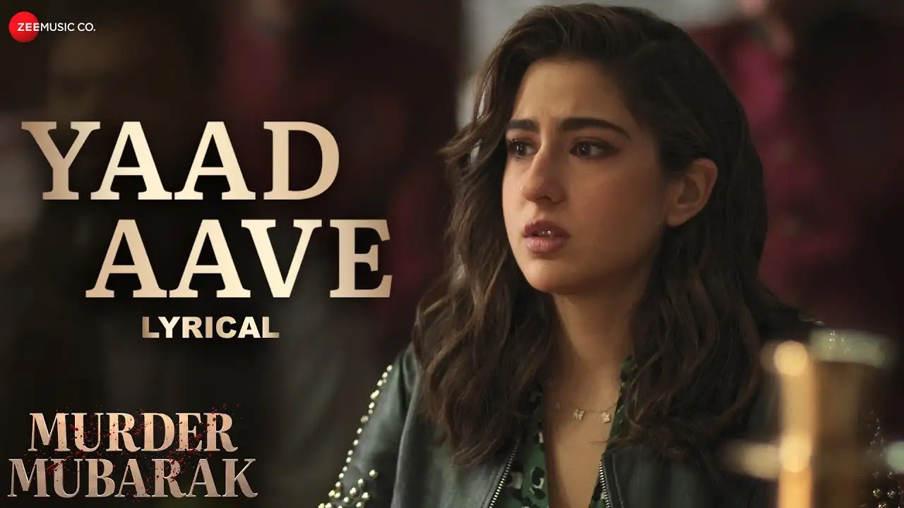 Yaad Aave Song Poster from Murder Mubarak