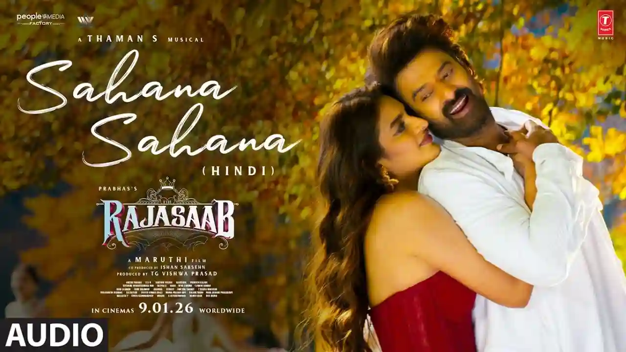 Sahana Sahana Song Poster from The RajaSaab