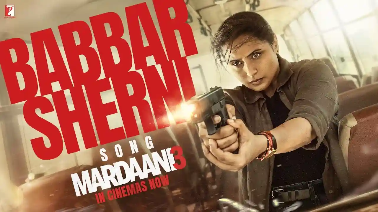 Babbar Sherni Song Poster from Mardaani 3