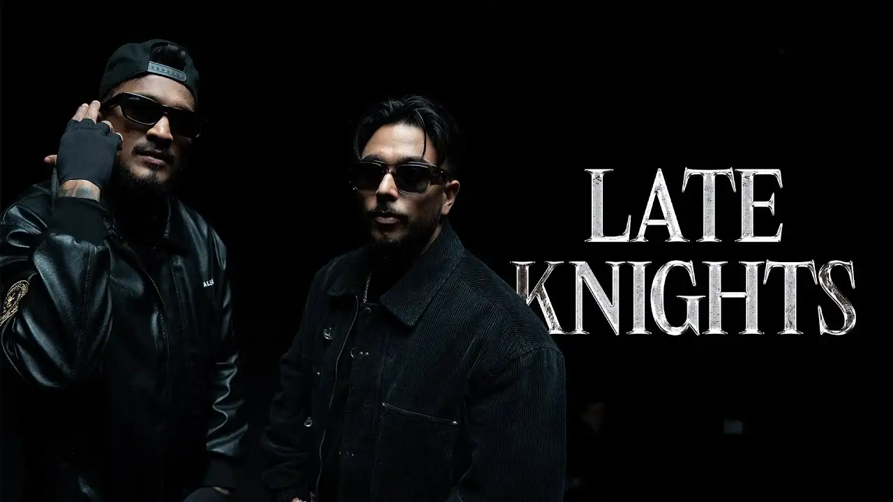 Late Knights Lyrics Song Poster from Walking on Water 2