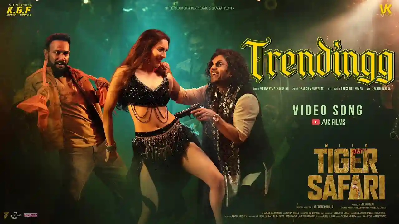 Trendingg Song Poster from Wild Tiger Safari