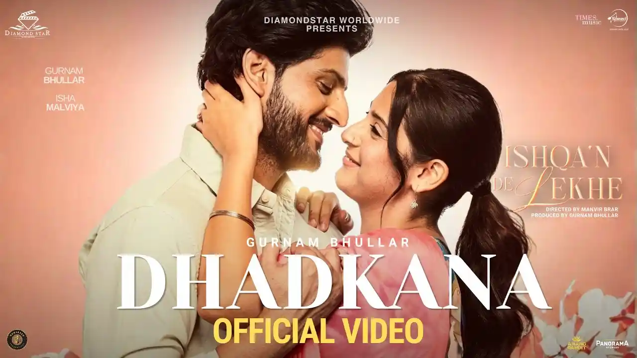 Dhadkana Song Poster from Ishqa'n De Lekhe