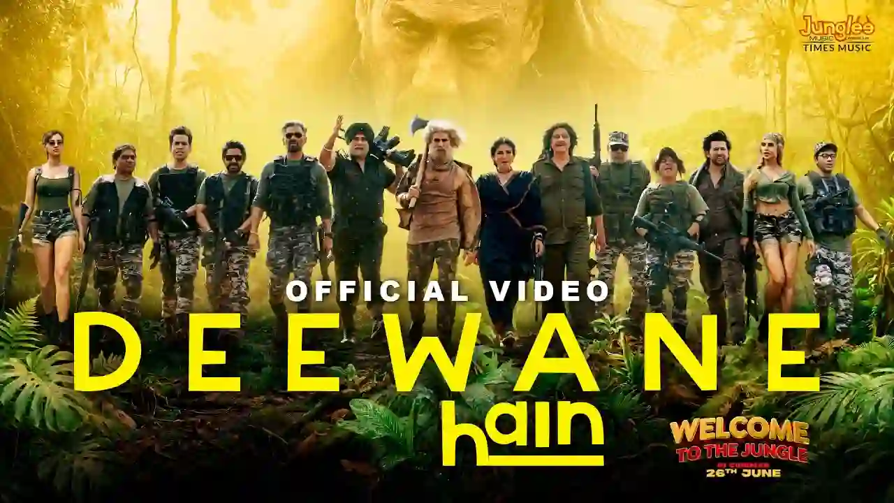 Deewane Hain Song Poster from Welcome To The Jungle