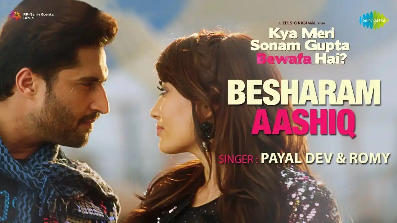 Besharam Aashiq Song Poster from Kya Meri Sonam Gupta Bewafa Hai?