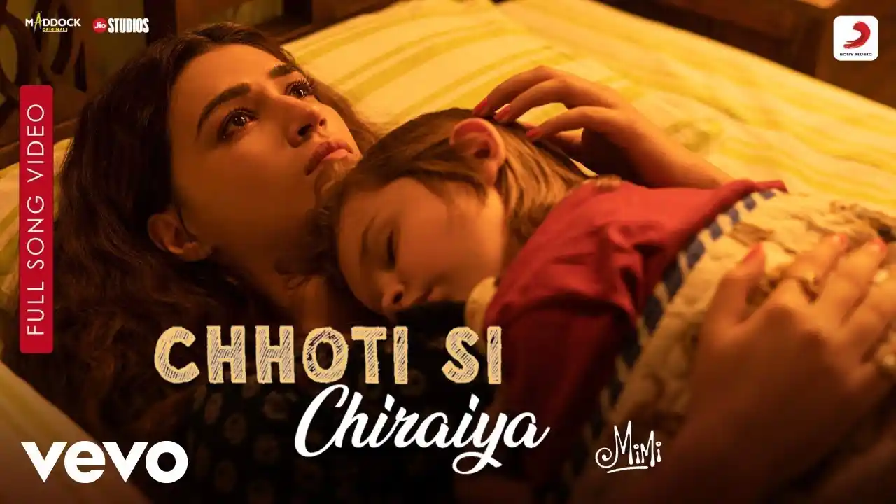 Chhoti Si Chiraiya Song Poster from Mimi