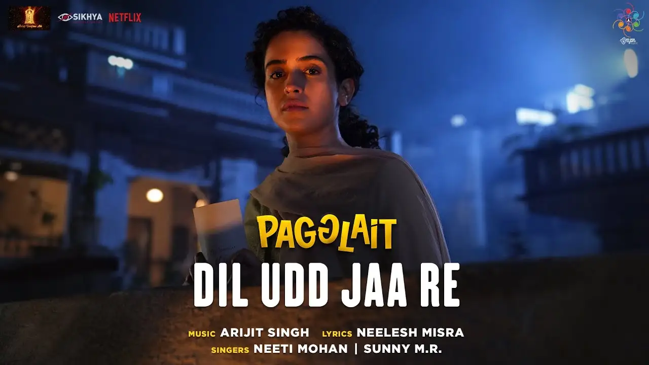 Dil Udd Ja Re Song Poster from Pagglait