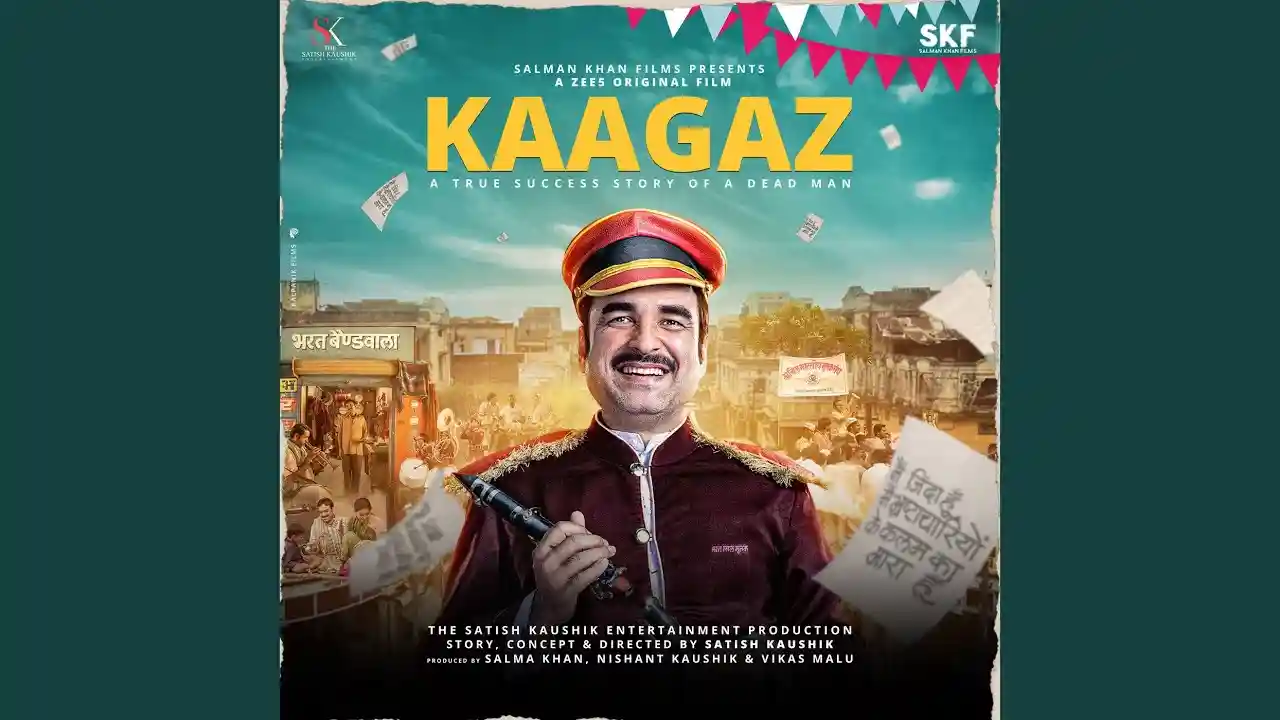 Jug Jug Jiyo Reprise Song Poster from Kaagaz