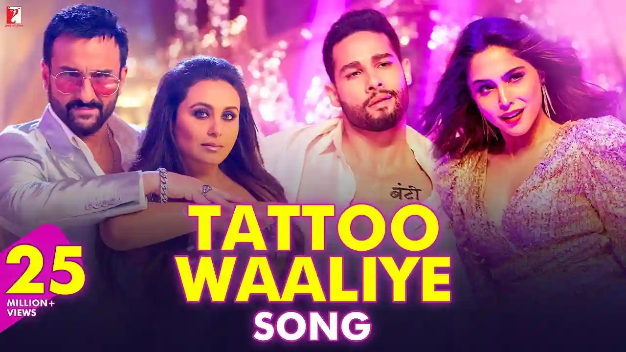Tattoo Waaliye Song Poster from Bunty Aur Babli 2